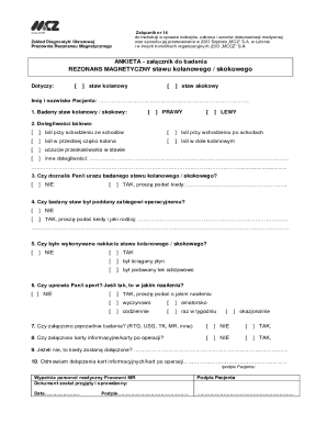 Rezonans Magnetyczny Ankieta
