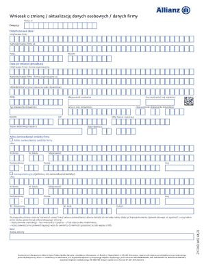 Poland Personal Data Update Request