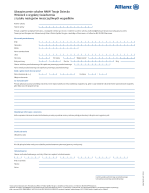 Allianz Poland Child Accident Claim Form