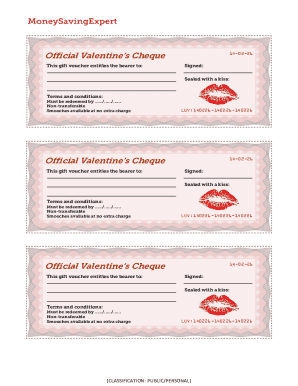 Valentine's Gift Voucher