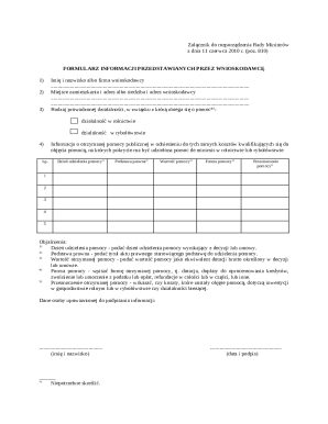 Polish Agricultural and Fisheries Subsidy Form