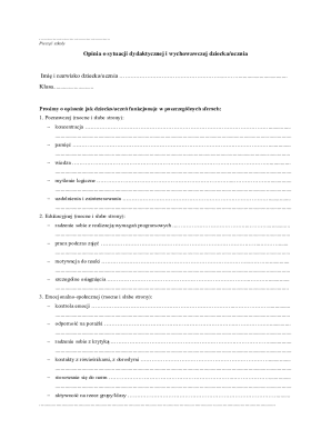 Polish Student Educational and Development Report