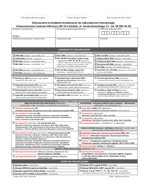 Molecular Testing Referral Form