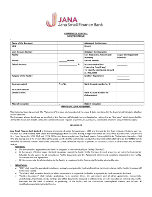 Individual Loan Agreement