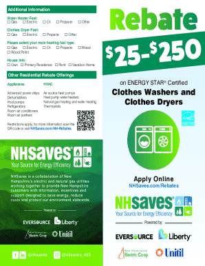 New Hampshire Energy Rebate Form