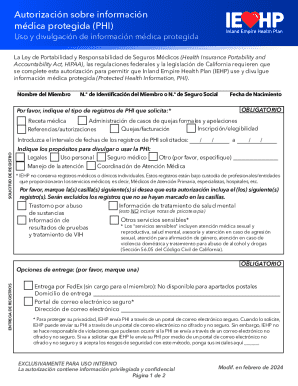 HIPAA Medical Information Authorization Form