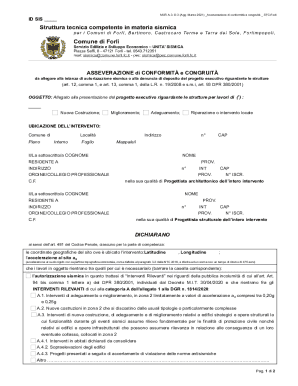 Asseverazione di Conformità e Congruità