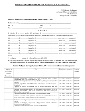 Certification Request for Teachers and ATA Staff