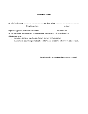 Affidavit of Non-Cohabitation