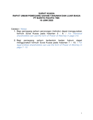 Power of Attorney for Annual Shareholders Meeting