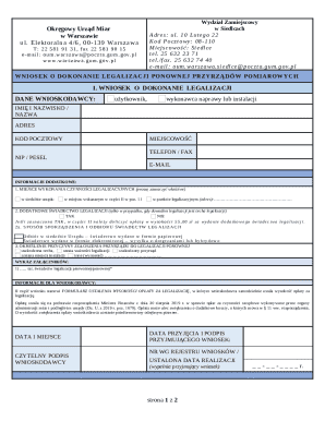 Poland Measurement Device Legalization Application