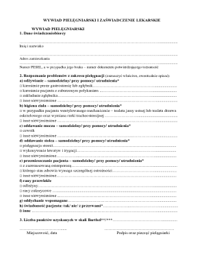 Nursing Interview and Medical Certificate