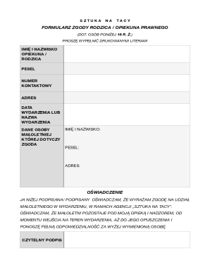 Parental Consent Form