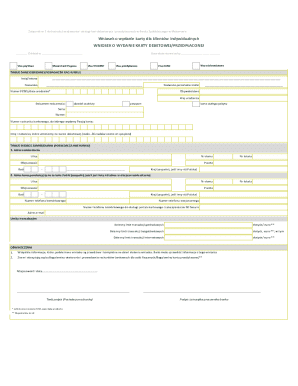 Bank Debit Card Application Form