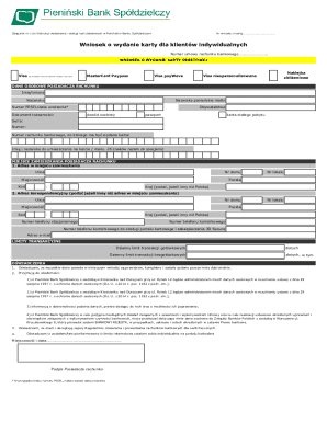 Debit Card Application Form