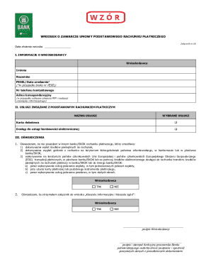 Application for Basic Payment Account