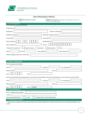 Client Information Form