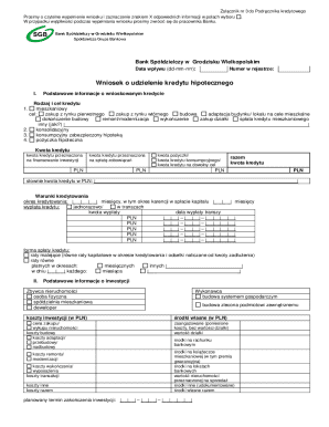 Mortgage Loan Application Form
