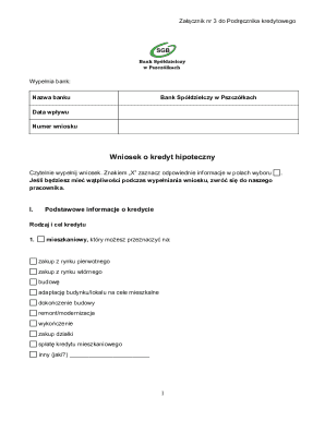 Mortgage Loan Application Form