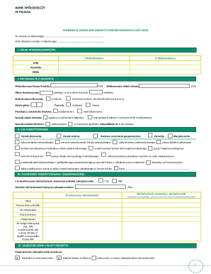 Mortgage Loan Application Form