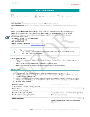 Credit Agricole Bank Loan Agreement