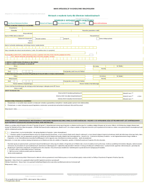 Bank Spółdzielczy Debit Card Application