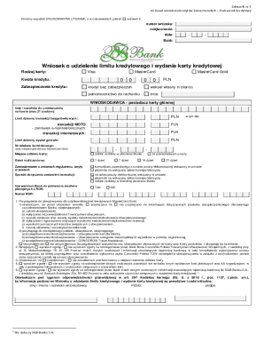 Credit Card Application Form