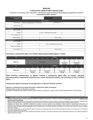 Mortgage Payment Suspension Request