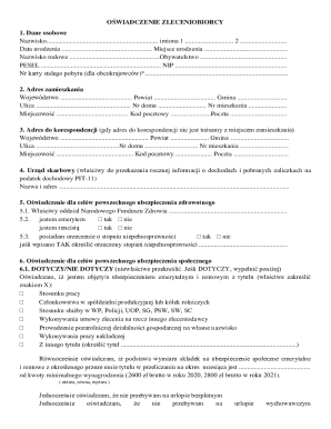 Contractor Declaration Form