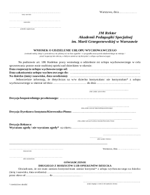 Parental Leave Request Form