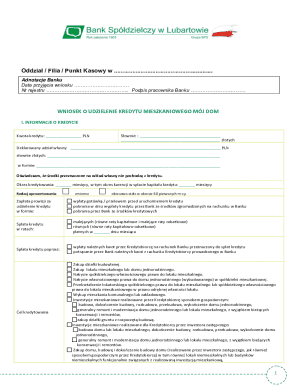 Mój Dom Mortgage Application