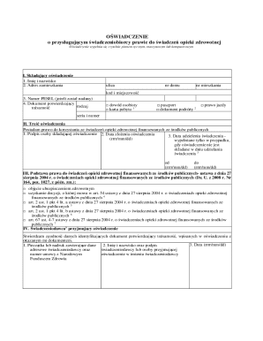 Healthcare Declaration Form
