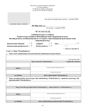 Poland Disability Access Grant Application