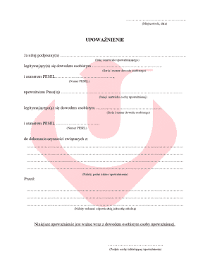 Power of Attorney Form