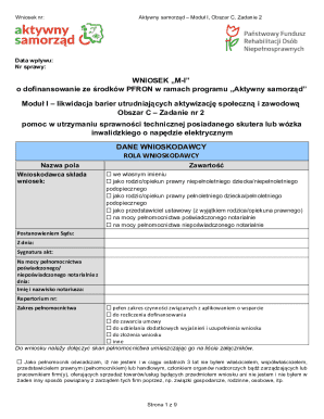 Aktywny Samorząd Moduł I Form