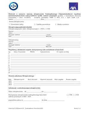 Professional Liability Insurance Application