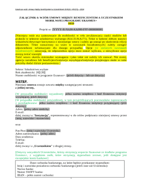 Erasmus+ Beneficiary Participant Agreement