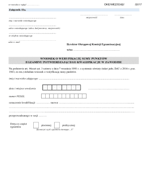 Poland Vocational Qualification Exam Verification Request