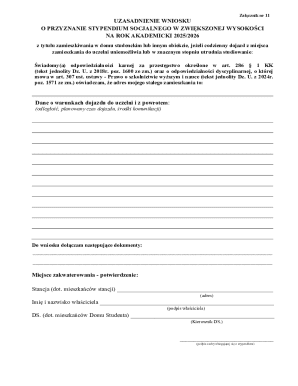 Social Scholarship Application Form