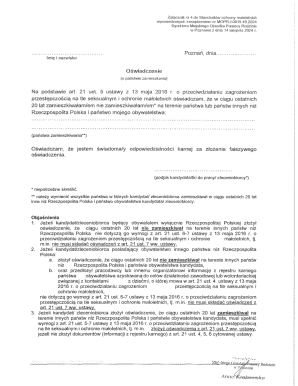 Child Protection Declaration Form