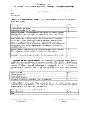 Polish Excise Tax Refund Application