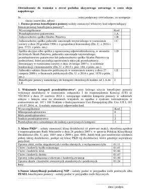 Polish Excise Tax Refund Declaration