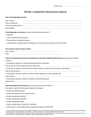 Medical Records Request Form