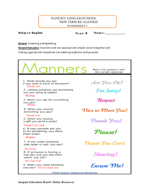 Sangam Education Board Worksheet 2
