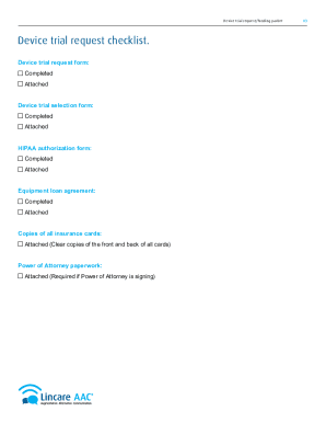 Device Trial Request Form