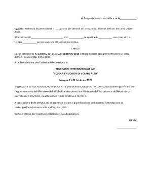 Teacher Training Leave Request Form