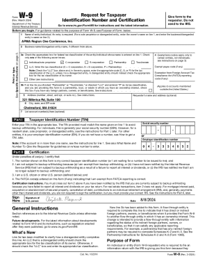 IRS Form W-9