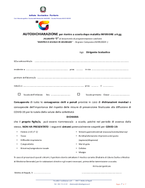 School Reentry Self-Declaration Form