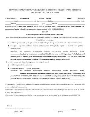 Declaration of Other Professional Activities