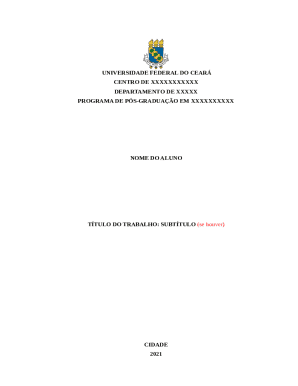 Academic Thesis or Dissertation Template